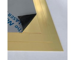 Messing vlakke plaat - 0,8mm, 400x400mm