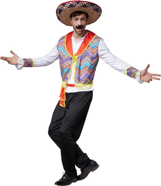 dressforfun - Juan, de rasechte Mexicaan XXL - verkleedkleding kostuum halloween verkleden feestkleding carnavalskleding carnaval feestkledij partykleding - 302719