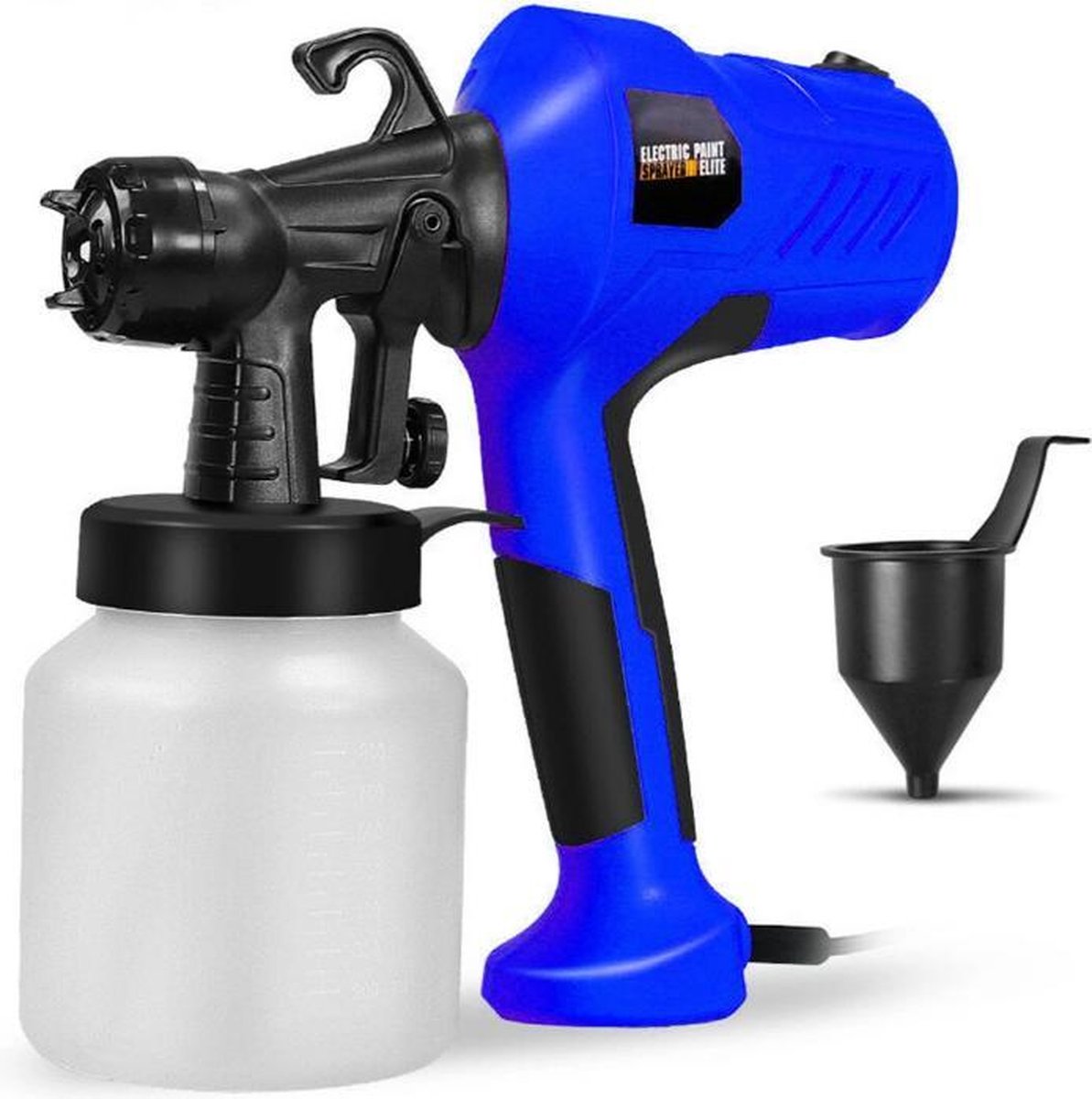 Elektrisch spuitpistool voor verf, desinfectie, water of diverse andere doeleinden blauw