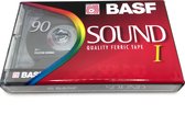 BASF SOUND I TAPE - CASSETTE BANDJE - 90 MIN - vintage uit 1995