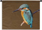 Tapisserie Kingfisher - Le martin-pêcheur Tapisserie coton 60x45 cm - Tapisserie avec photo