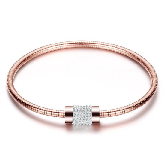 Amodi® Jewellery - Zirkonia Armband - Rosé Goudkleurig