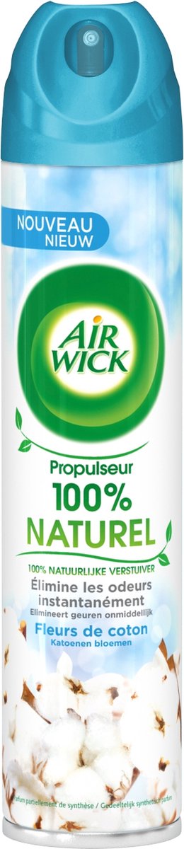Air Wick Luchtverfrisser Spuitbus - Katoen 100% Naturel 240ml