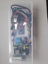 Tween Esp01 Esp8266 Wifi IoT basisset met Arduino mini pro / programmer / relay / met doos en breadboard