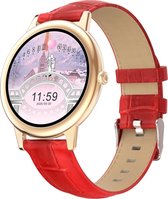 SmartWatch-Trends SE10 - Smartwatch - Hartslagmeter - BloedZuurstofmeter - Dames Horloge - Rood