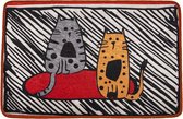 BiggDesign Deurmat Binnen Droogloop - Met Print - Antislip - Wasbaar - 45 x 70 cm