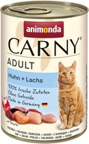 Animonda Carny Adult Kip + Zalm 6 x 400 gram -kattenvoer-natvoer-