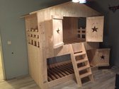 Superstar | Bedhuisje | Boomhutbed | Steigerhout | Kinderbed |