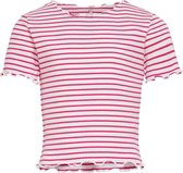 Kids Only t-shirt meisjes - roze - KONgila - maat 134/140