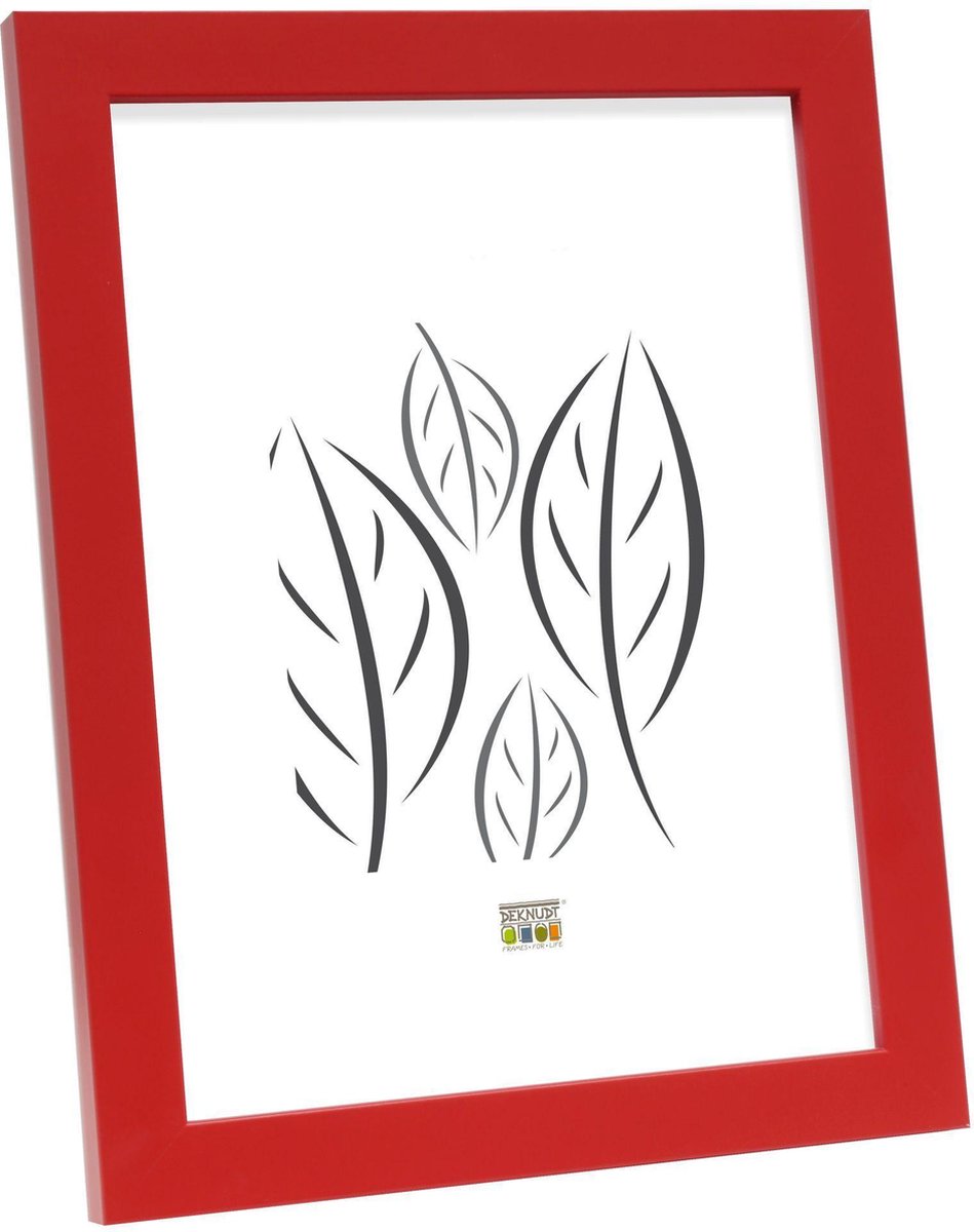 Deknudt Frames Fotolijst - Rood - S45SK4 - Fotomaat: 20x28 cm