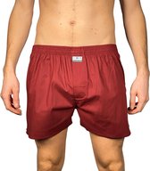 Underdog Wijde boxershort Bordeauxrood effen - S - Premium Kwaliteit Boxers