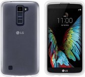 Hoesje CoolSkin3T - Telefoonhoesje voor LG K10 - Transparant wit