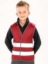 Safety Vest Child 10/12 Years Maroon Red
