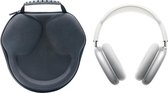 Hard Cover Carry Case Geschikt Voor Apple Airpods Max Draadloze Bluetooth Koptelefoon - Hardcover Travel Opberghoes Sleeve Beschermhoes Tas Hoesje Opbergtas - Zwart