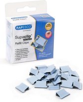 Rapesco Supaclip Refill Clips - 19 mm - 100 stuks - Licht Blauw