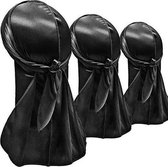 1 pcs. Unisex Durag Headwrap Black