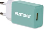 Pantone - Oplader 2.1A - Groen - USB - Reislader