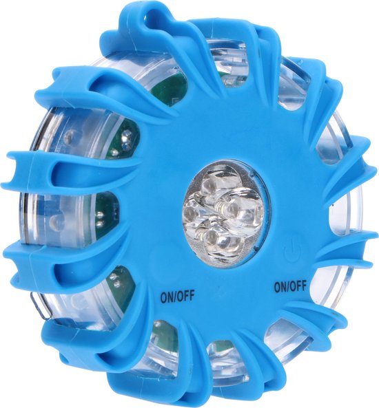 Proventa LED Zwaailamp Blauw - Magnetische noodverlichting met 9 standen - Waterproof IP67
