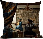 Kussenhoes Johannes Vermeer De Schilderkunst