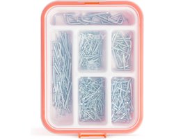 Handy - Spijkers Platkop Set - Assortiment - 475 Stuks