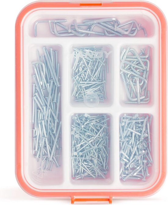 Handy - Spijkers Platkop Set - Assortiment - 475 Stuks