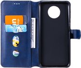 Xiaomi Redmi Note 9T Hoesje Portemonnee Retro Book Case Blauw