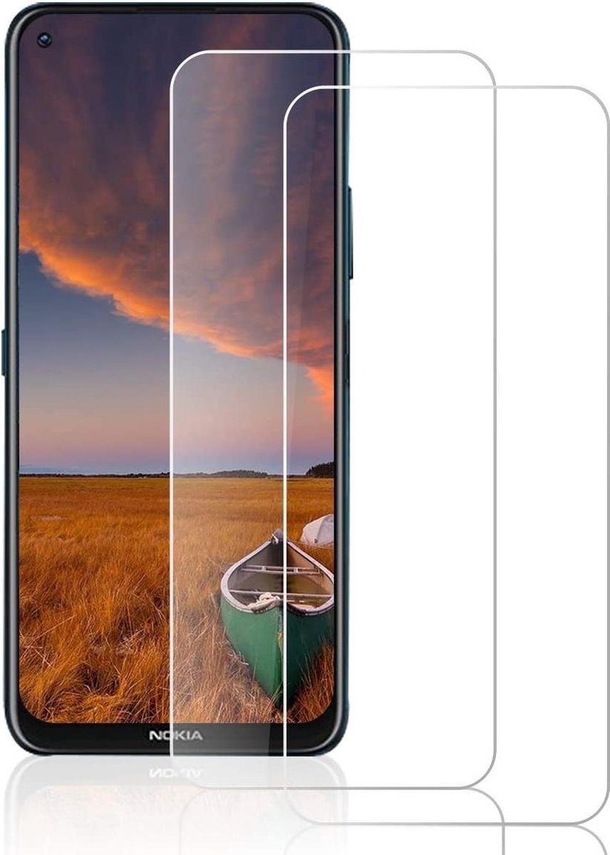 Protection d'écran pour Nokia 8.1, Protection d'écran incurvée 3D en Verre trempé Matrix