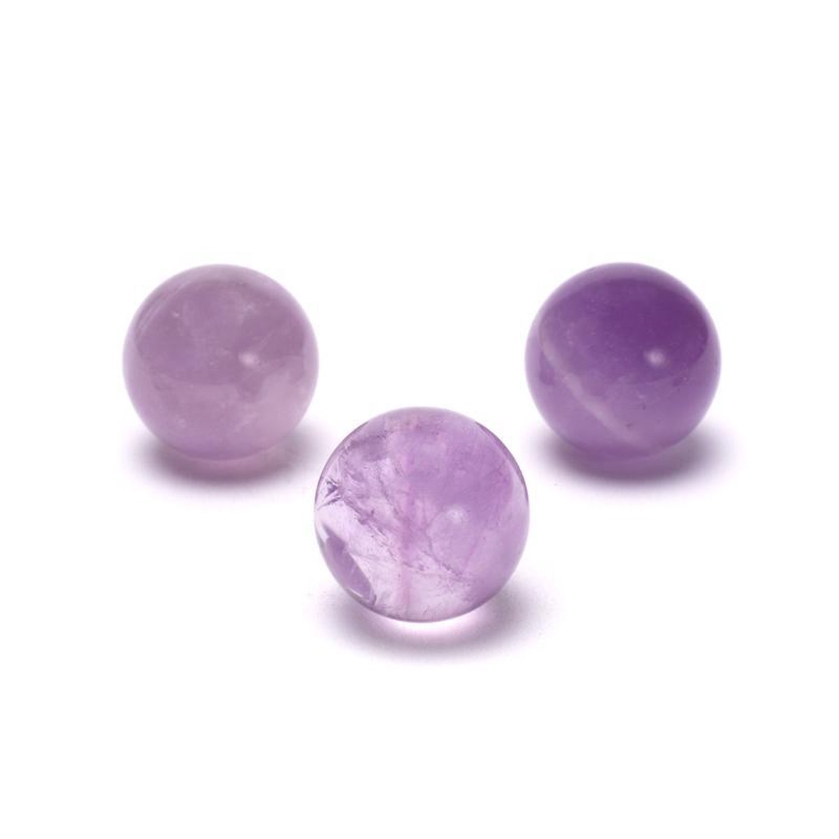 Phoenix Import Mani Bhadra Edelstenen Bolletje Feng Shui Amethist (2,5 cm) Meerkleurig