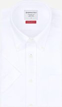 Steppin' Out Spring 2021  Korte Mouw Shirt Mannen - Regular Fit - Katoen - Wit (XL)