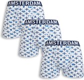 Boxershort 3-PACK met Delfts Blauwe print - XL SIZE