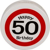 Tirelire Happy Birthday 50 ans
