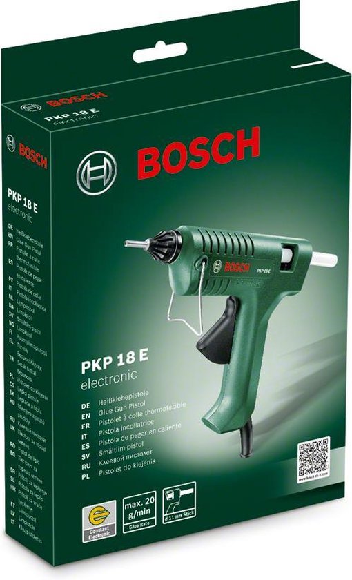 Klassiek Vier vervagen Bosch PKP 18 E Lijmpistool - 200 W | bol.com
