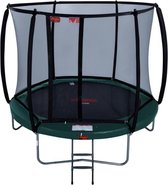 Avyna Pro-Line trampoline met veiligheidsnet - Combinatie set 08 Ø245 cm  - Groen
