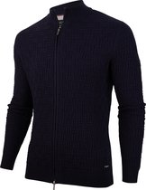 Cavallaro Napoli - Heren Vest - Maggio Cardigan - Donkerblauw - Maat M