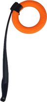 Hondenspeelgoed Werper Met Ring - Oranje / Zwart - Kunststof - l 48 cm
