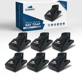 GuardX® 6x kunststof rattenval - teeth design - ongediertebestrijding - voor binnen en buiten