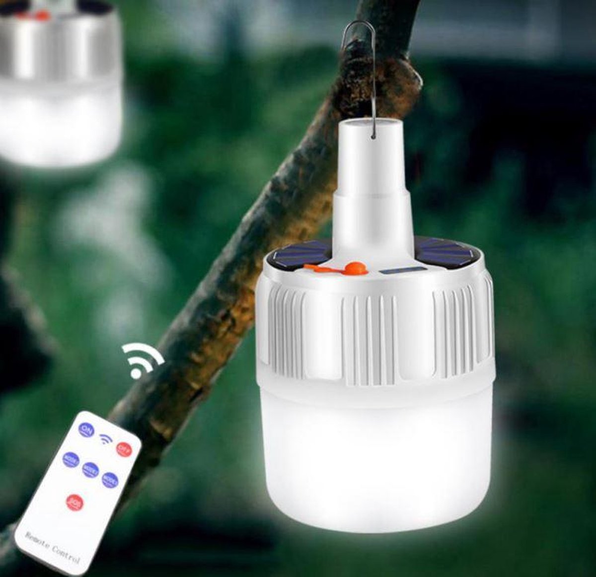 Campinglamp - LED camping lamp - oplaadbare lamp - lamp met  afstandsbediening -... | bol.com