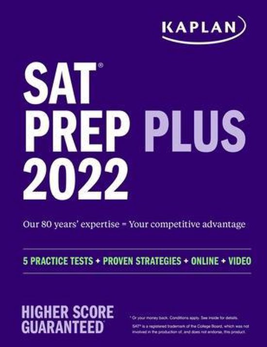 Boek cover SAT Prep Plus 2022 van Kaplan Test Prep (Paperback)