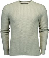 Cavallaro Napoli - Heren Trui - Feolo R-Neck Pullover - Groen - Maat XL