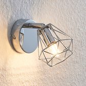 Lindby - LED plafondlamp - 1licht - metaal - G9 - chroom - Inclusief lichtbron