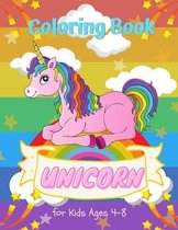 Unicorn Coloring Book for Kids Ages 4-8