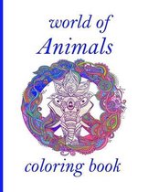 world of Animals coloring book