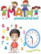 Math preschool activity book for toddlers kids all ages