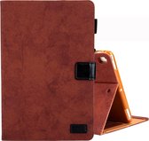 Voor iPad Mini (2019) Zakelijke Stijl Horizontale Flip Leren Case, met Houder & Kaartsleuf & Fotolijst & Slaap / Wekfunctie (Bruin)