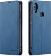 Voor Geschikt voor Xiaomi Redmi Note 7 Pro Forwenw Dream Series Oil Edge Strong Magnetism Horizontal Flip Leather Case with Holder & Card Slots & Wallet & Photo Frame (Blue)