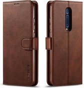 LC.IMEEKE voor Xiaomi Redmi K20 / K20 Pro / 9T / 9T Pro Calf Texture horizontale flip lederen tas, met houder & kaartsleuven & portemonnee (bruin)