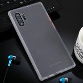 Voor Galaxy Note 10 Skin Hand Feeling Series Anti-fall Frosted PC + TPU Case (transparant)