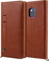 Voor Huawei Mate 20 Pro CMai2 Kaka Series Litchi Texture Horizontale Flip Leather Case met houder & kaartsleuven (bruin)