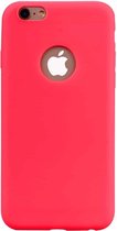 Voor iPhone 6s Plus / 6 Plus Candy Color TPU Case (rood)