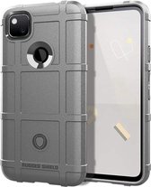 Voor Google Pixel 5 XL schokbestendige TPU-hoes met volledige dekking (grijs)